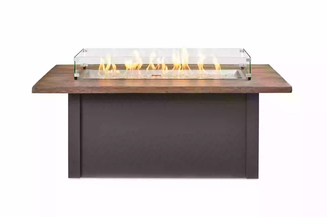 The Outdoor Greatroom Company Havenwood Linear Gas Fire Pit Table