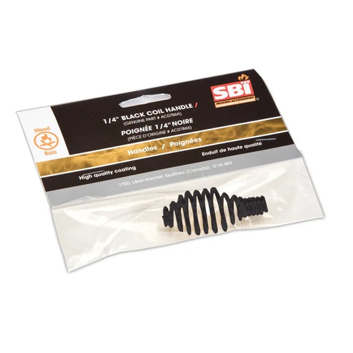 SBI 1/4" Black Coil Handle - SBI Part AC07866