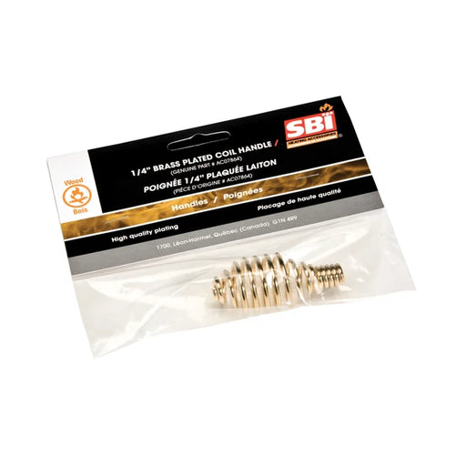 SBI 1/4" Brass Long Coil Handle - SBI Part AC07864