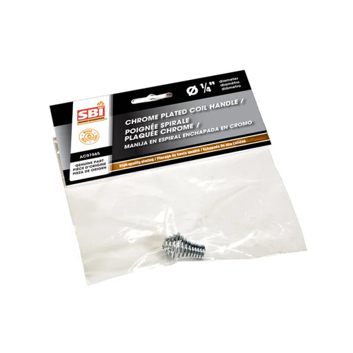 SBI 1/4" Chrome Coil Handle - SBI Part AC07865