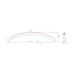 SBI 2200 Old Front Arched Sec. Air Tube (2s1014) - SBI Part PL35174