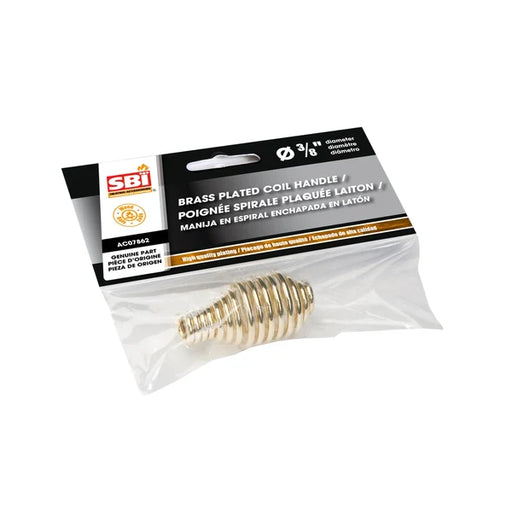 SBI 3/8" Brass Coil Handle - SBI Part AC07862
