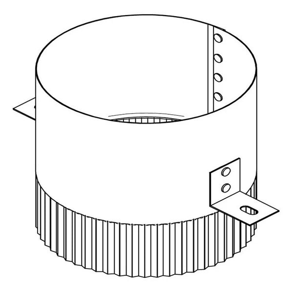 SBI 4'' Adapter For Fresh Air Intake Kit - SBI Part PL59765