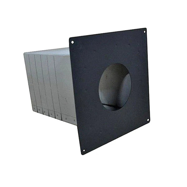 SBI 4" Pellet Black Wall Pass-thru - SBI Part VOP0261