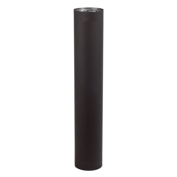 SBI 6" X 24"l Vortex Double Wall Black Pipe - SBI Part VOD0010