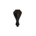 SBI Black Cast Iron Leg With Leveling Bolt - SBI Part PL24098