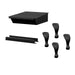 SBI Black Cast Iron Legs Kit With Ash Drawer - SBI Part AC01383