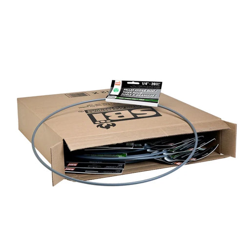 SBI Box Of 12 5' Pellet Stove Flexible Rod (1/4"-20 Thread) - SBI Part AC04510B