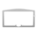 Osburn Brushed Nickel Cast Iron Door Overlay - SBI Part OA10092
