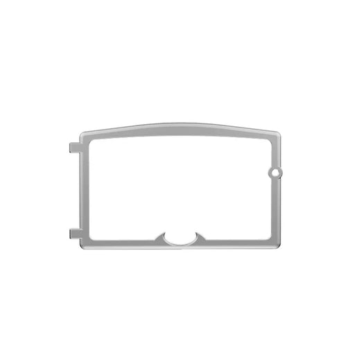 Osburn Brushed Nickel Cast Iron Door Overlay - SBI Part OA10224