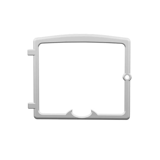 Osburn Brushed Nickel Cast Iron Door Overlay - SBI Part OA10706