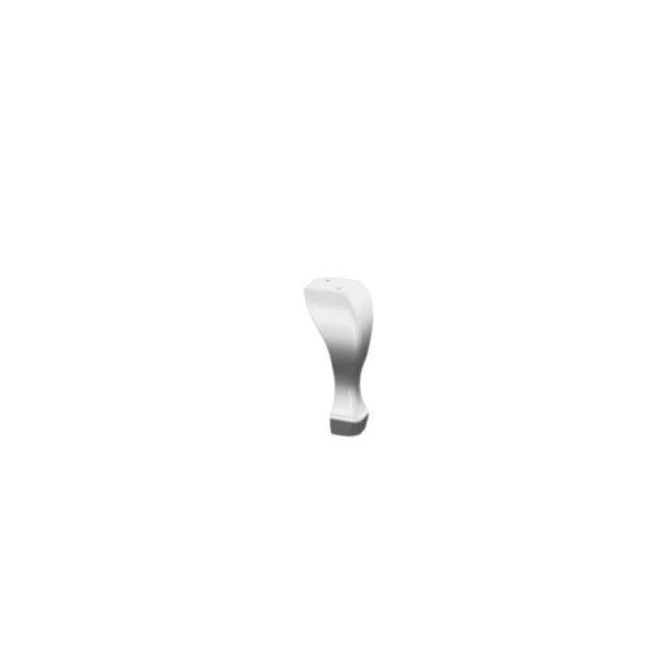 SBI Brushed Nickel Cast Iron Leg (black Paint In The Back) - SBI Part 24282-01