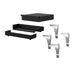 Osburn Brushed Nickel Cast Iron Leg Kit And Ash Pan - SBI Part OA10207