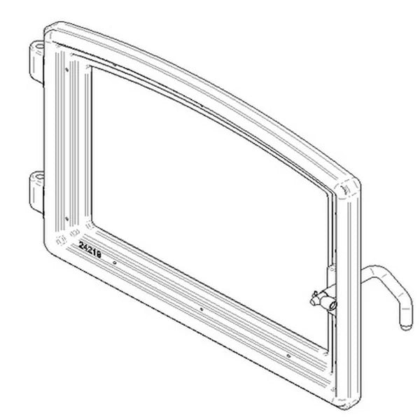 SBI Cast Iron Door With Gasket, Handle And Latch - SBI Part SE24219-01