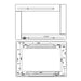 SBI Faceplate Kit For Matrix Insert - SBI Part SE24247