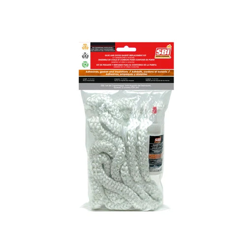 SBI Glue And 1/4" X 7' White Door Gasket Kit - SBI Part AC06705