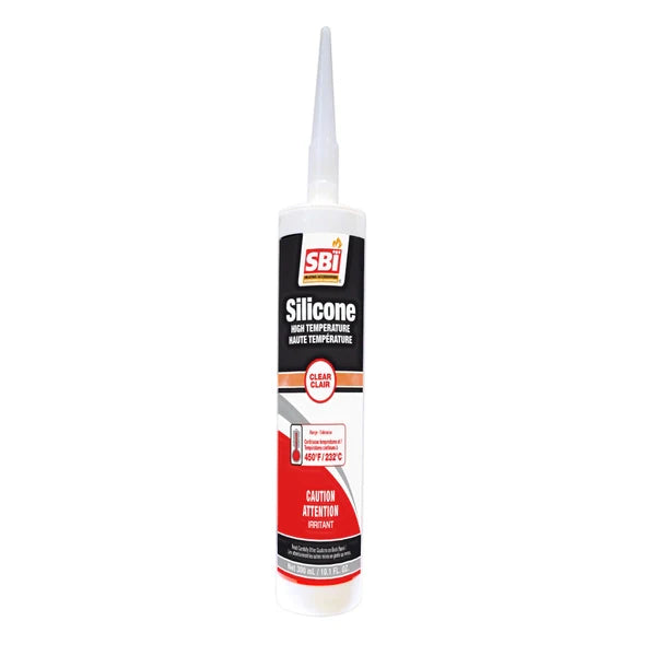 SBI High Temperature Clear Silicone (300 Ml-10.1 Fl.oz.) - SBI Part AC02045