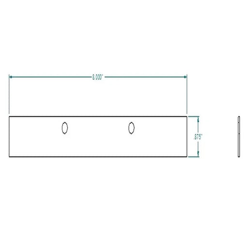 SBI Long Side Glass Retainer - SBI Part PL20016