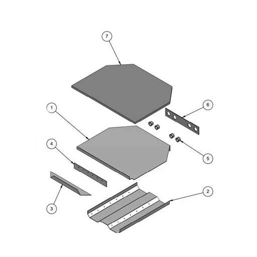 SBI Manifold Baffle With Insulation (dif-diamevo) - SBI Part SE36528
