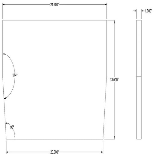 Englander Old Vermiculite Baffle (fp8-071-6) - SBI Part VP00112