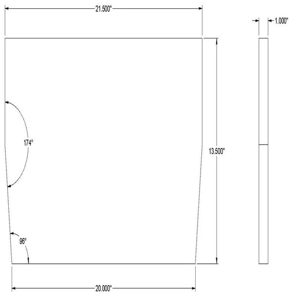 Englander Old Vermiculite Baffle (fp8-071-6) - SBI Part VP00112
