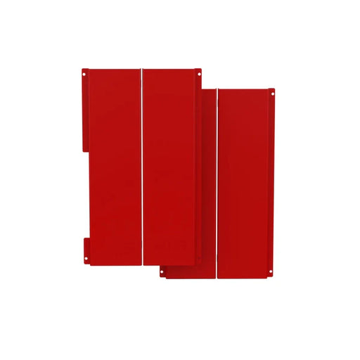 SBI Red Enameled Decorative Side Panels - SBI Part AC01373