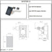 SBI Retractable Latch Handle (black) - SBI Part 30572