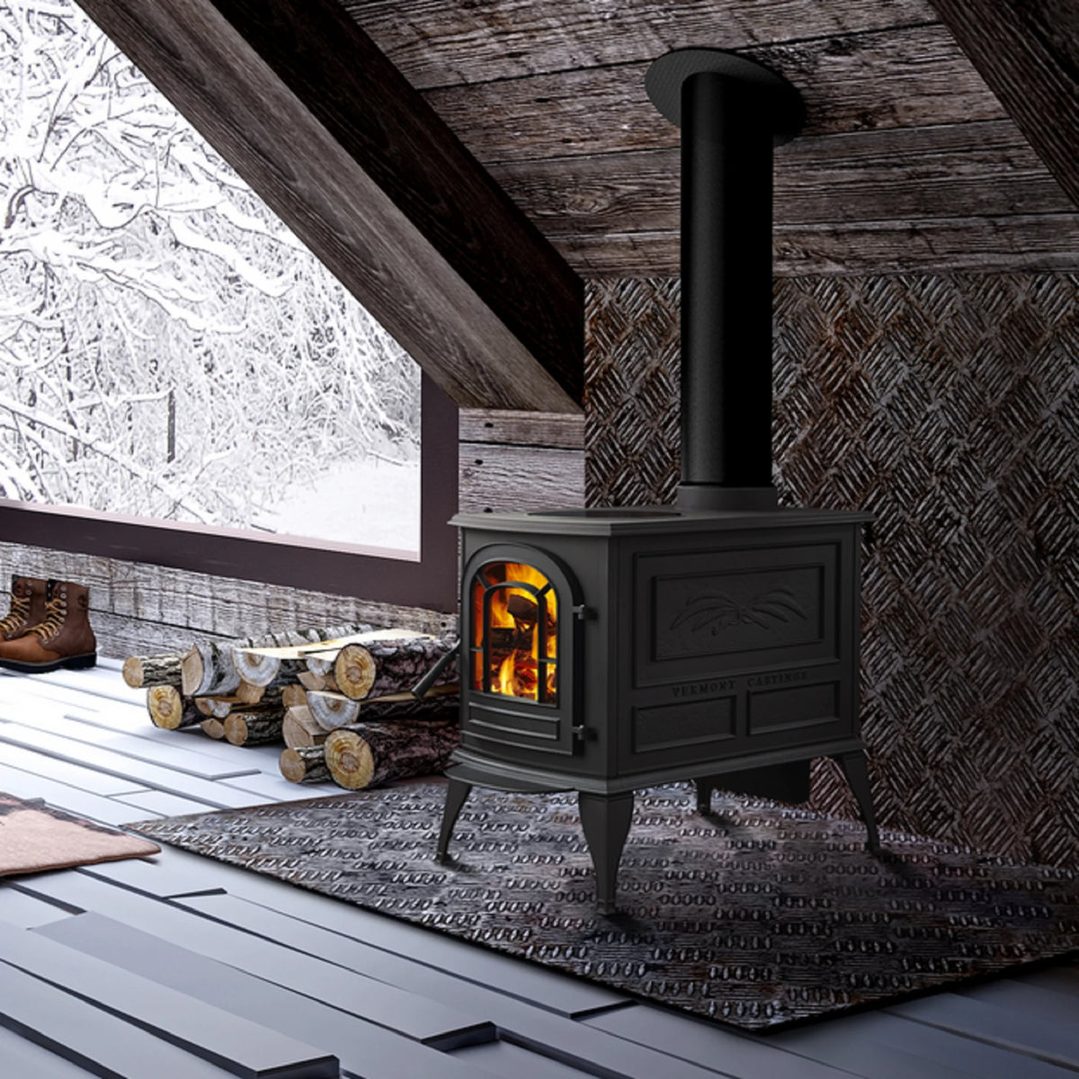 Vermont Castings Aspen C3 Wood Stove — Cozy Glow Stoves